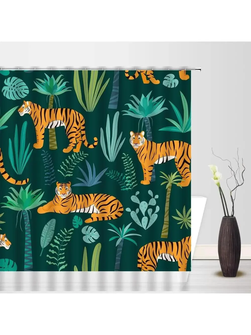 Tiger Shower Curtain 96